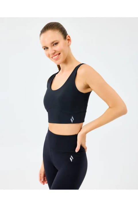 SKECHERS W U Neck Bra زنانه مشکی سوتین ورزشی S2520006-3817