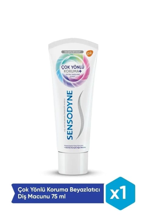 خمیردندان Sensodyne محافظت همه‌جانبه سفیدکننده ۷۵ میلی‌لیتر