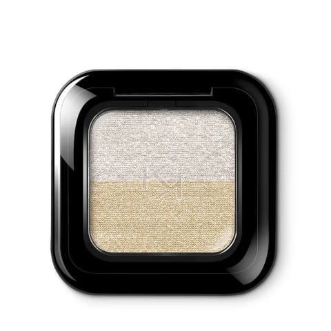 سایه چشم - New Bright Duo Eyeshadow - 01 Metallic White / True Gold