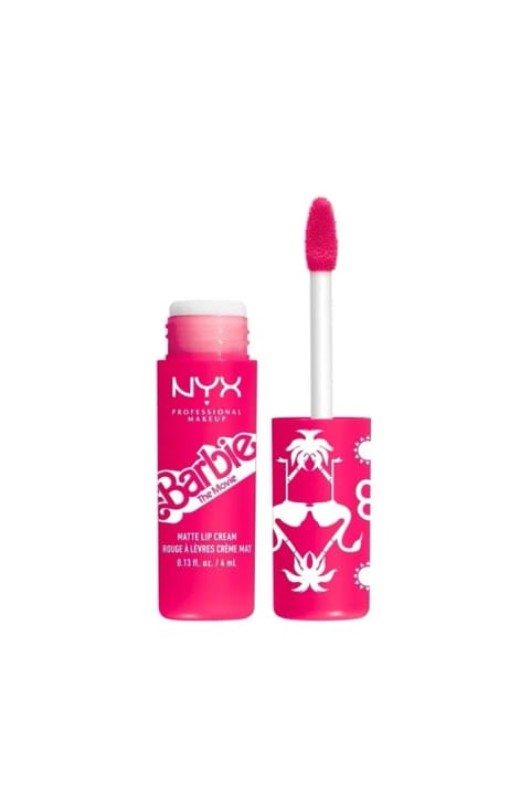 رژ لب مایع مات NYX Professional Makeup Barbie Smooth Whip رنگ Dreamhouse Pink