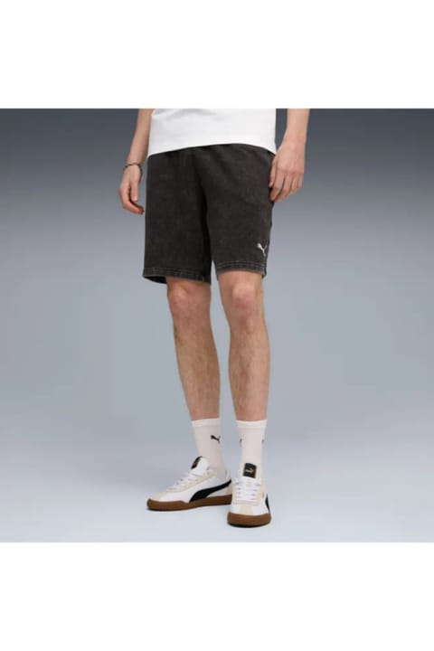 شورت مردانه مشکی Puma Essentials Elevated (688052-01)
