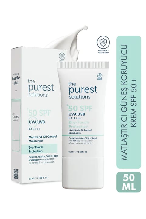 The Purest Solutions Dry-Touch مات‌کننده ضدآفتاب مناسب پوست چرب و مختلط