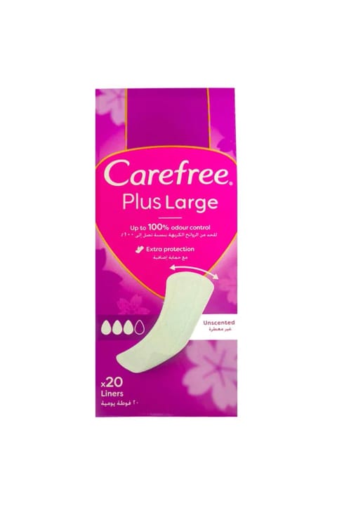 Carefree Plus Large پد روزانه ۲۰ عددی