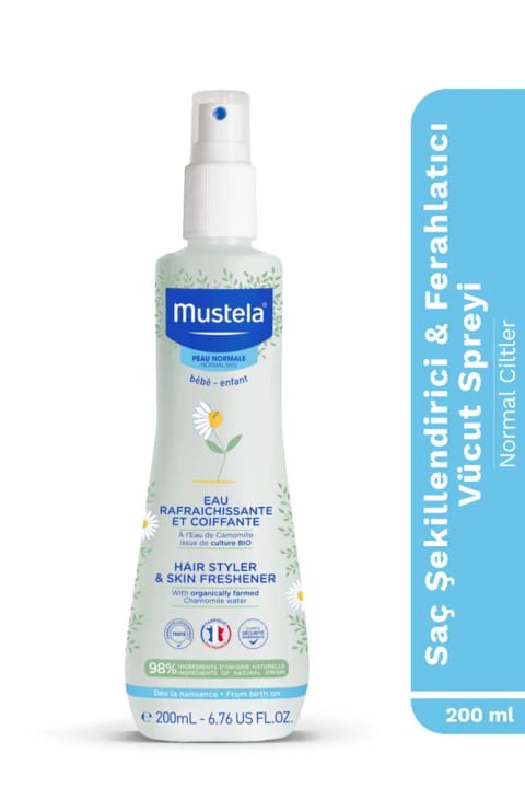 Mustela اسپری بدن خنککننده و حالتدهنده مو ۲۰۰ میلیلیتر