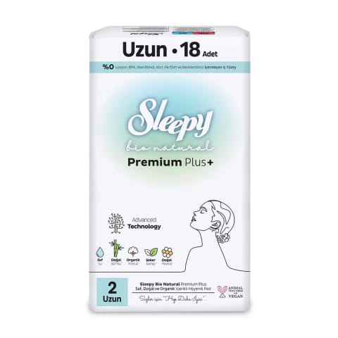 نوار بهداشتی Sleepy مدل Hijyenik Ped Süper Eco Uzun بسته ۱۸ عددی