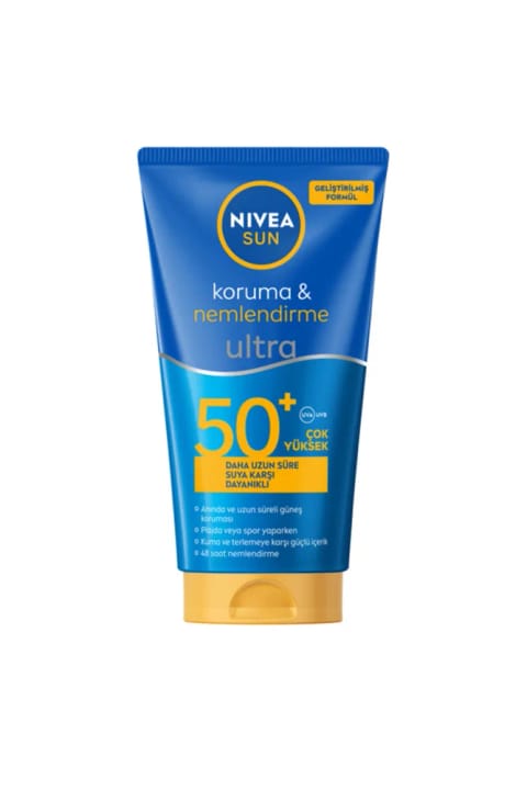 NIVEA Sun کرم ضد آفتاب محافظت و مرطوبکننده 50+ 150 میلیلیتر