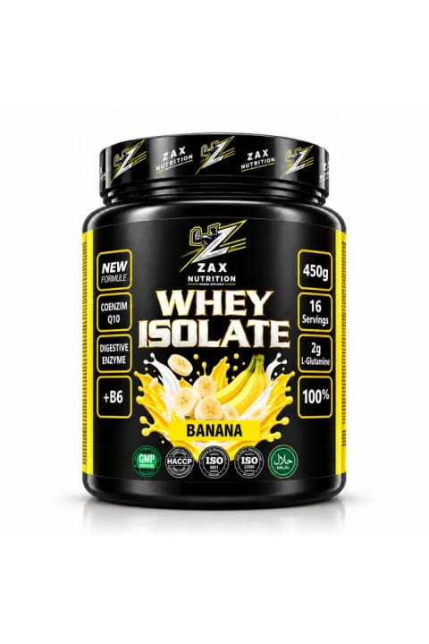 پروتئین وی موز zax nutrition ۴۵۰ گرمی، ۱۶ سروینگ