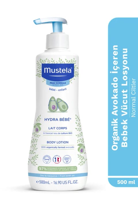 Mustela Hydrabebe لوسیون بدن 500 میلی‌لیتر