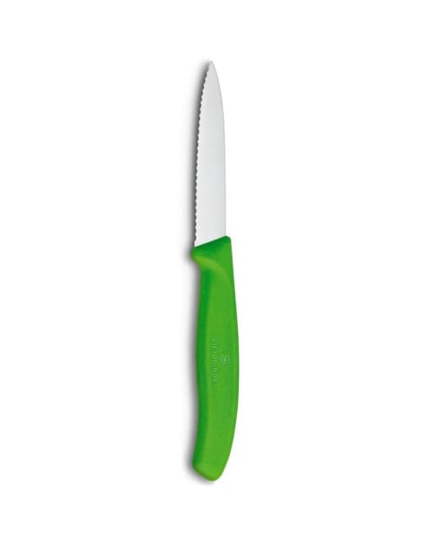 چاقوی پوست‌کن Victorinox مدل 6.7636.L114، ۸ سانتی‌متری، سبز