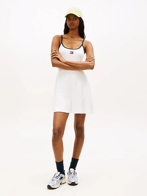 زنانه TJW F&F Strappy Badge Elbise