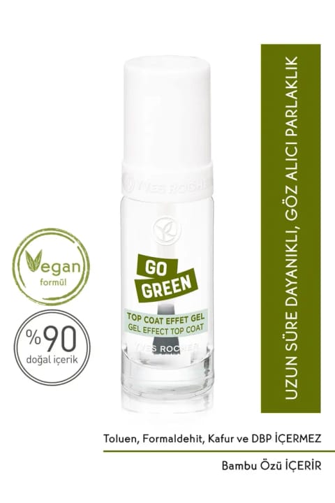 Yves Rocher Go Green جل افکت براقکننده ناخن