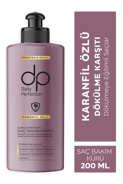dp Daily Perfection ماسک مو بدون آبکشی با عصاره میخک ۲۰۰ میلی‌لیتر