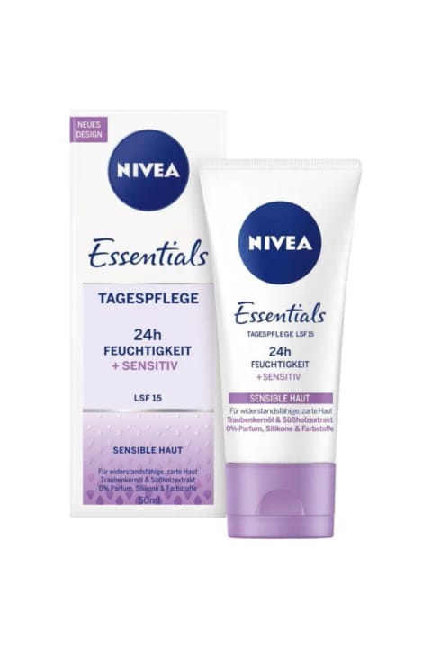 NIVEA کرم روزانه حساس ۲۴ ساعت آبرسانی ۵۰ میلیلیتر