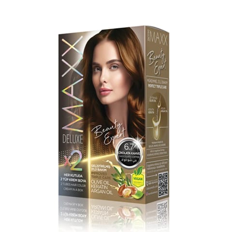 رنگ مو Maxx Deluxe 6.7 شکلات قهوهای