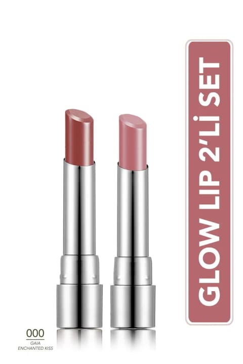 رژ لب دو رنگ گلوی فلورمار - 013 Gaia & 018 Enchanted Kiss