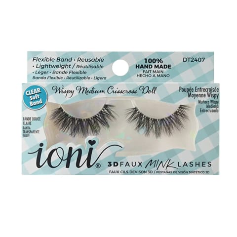 مژه مصنوعی سه‌بعدی IONI مدل Wispy Crisscross Doll
