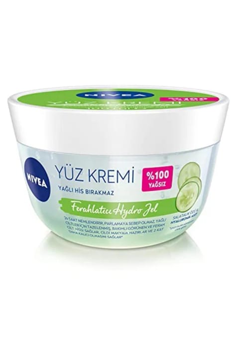 NIVEA کرم مرطوبکننده هیدرو صورت با طراوت ۱۰۰ میلیلیتر مخصوص پوست چرب