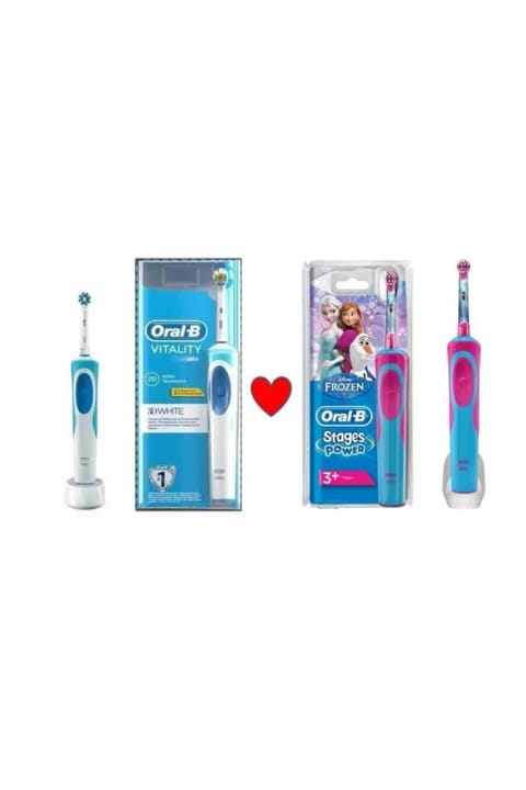 Oral-B Vitality 3D White شارژی مسواک + سری ویژه کودک Frozen