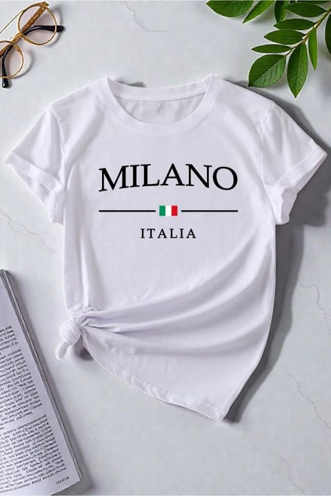 تی‌شرت طرح Milano Italia یونیسکس uyguntarz