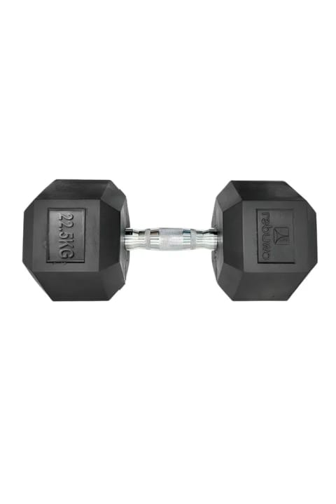دمبل ششضلعی روکش لاستیکی Rebuwo 22.5 kg 1 عدد
