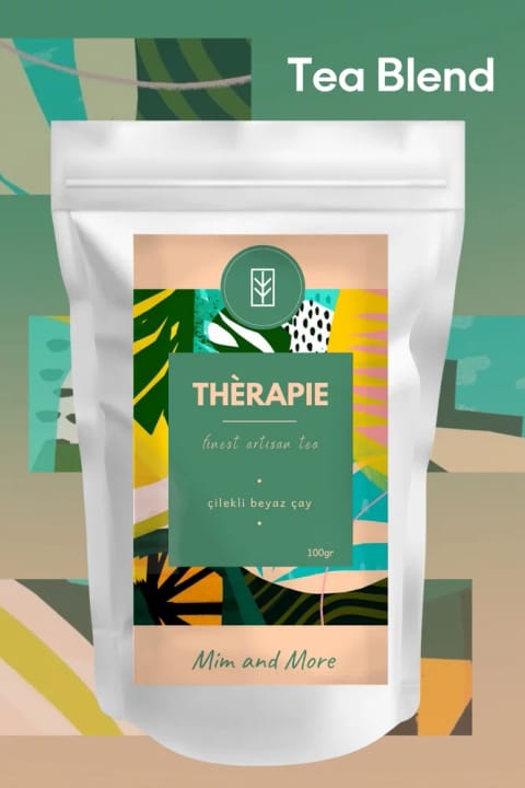 Mim and More Thérapie Tea - چای سفید توت‌فرنگی ۱۰۰ گرم