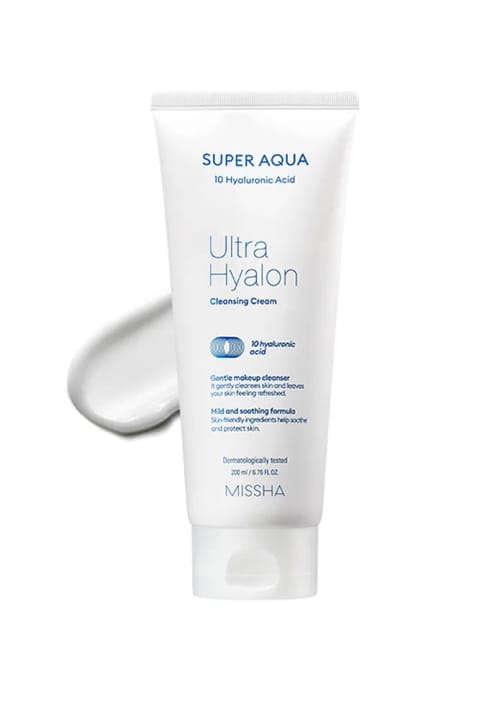 میسا کرم پاک‌کننده آرایش با ۱۰ نوع هیالورونیک اسید Super Aqua Ultra