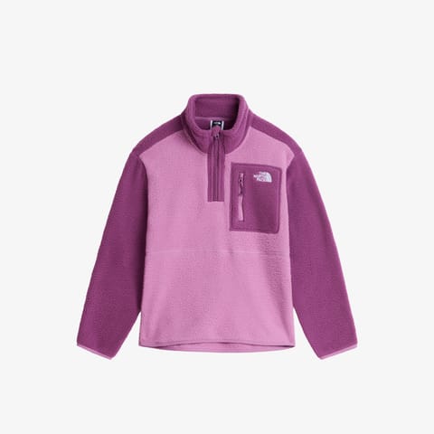 پولار زیپ‌دار یک‌چهارم The North Face The Yumiori بچگانه بنفش