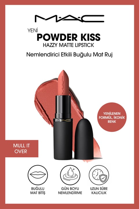 رژ لب مات مخملی Powder Kiss Hazy Matte M.A.C - Mu...