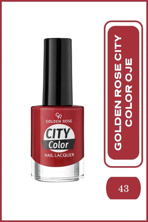 Golden Rose City Color Nail Lacquer Oje 43