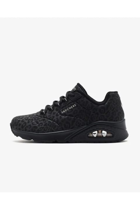 SKECHERS Uno - کت‌نیتو زنانه اسنیکرز مشکی 177144 Bbk