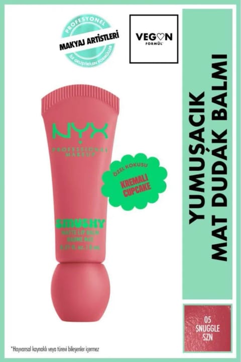 NYX Professional Makeup Smushy بالم لب مات و نرم - 05 Snuggle Szn