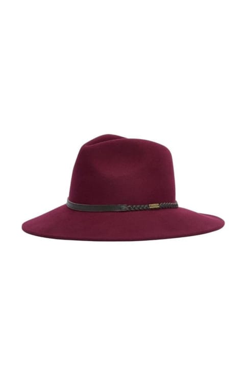 کلاه فدورا Barbour مدل Tack RE91 رنگ Cabernet