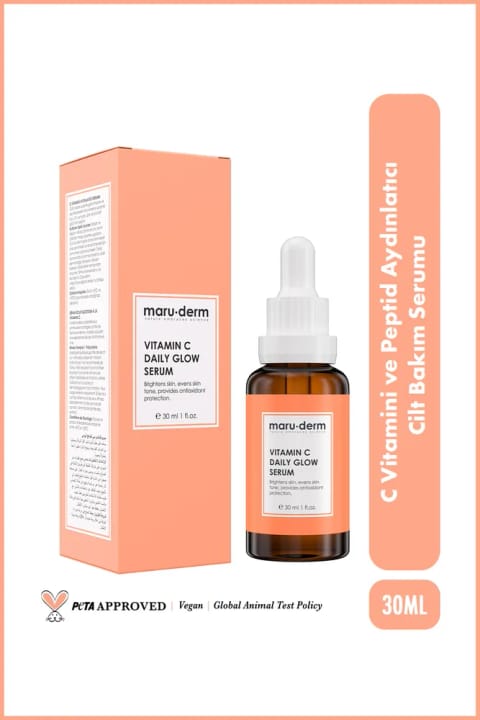 Maru.Derm سرم روشنکننده پوست با Vitamin C و Peptide 30 ML