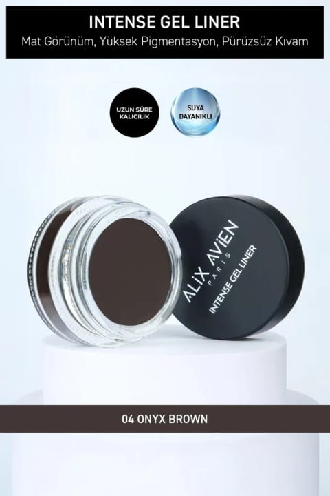 Alix Avien خط چشم ژلهای مات ضدآب با ماندگاری بالا — 04 Onyx Brown
