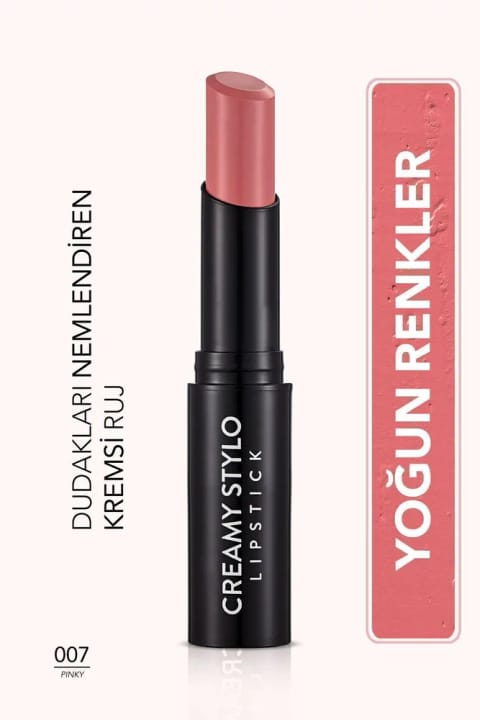 رژ لب استیکی نیمه براق فلورمار (صورتی پاستلی) - Creamy Stylo Lipstick - 007 Pi...