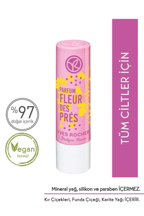 Yves Rocher بالم لب مرطوب و مغذی گل‌های وحشی - 4.8 گرم