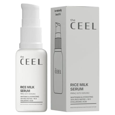 The Ceel سرم روشن‌کننده و آبرسان ضد لک و یکنواخت‌کننده پوست با شیر برنج 30 میل