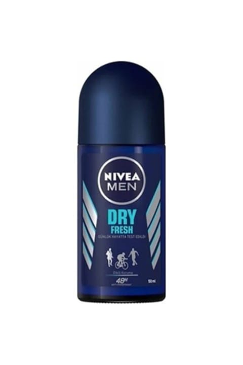 NIVEA رول‌آن Dry Fresh مردانه ۵۰ میلی‌لیتر