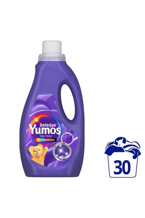 Yumoş Sıvı Bakım Deterjanı Yoğun Terapi Tüm Renkliler 30 Yıkama 1500ml