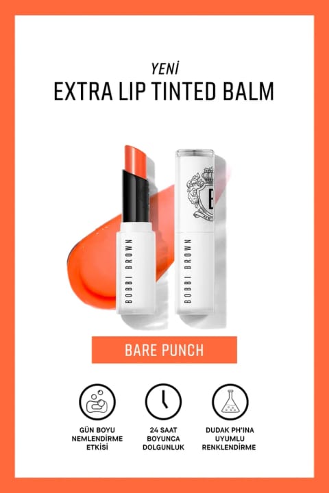 بالم لب رنگی مرطوبکننده BOBBI BROWN Extra Lip Tinted Balm - Bare Punch