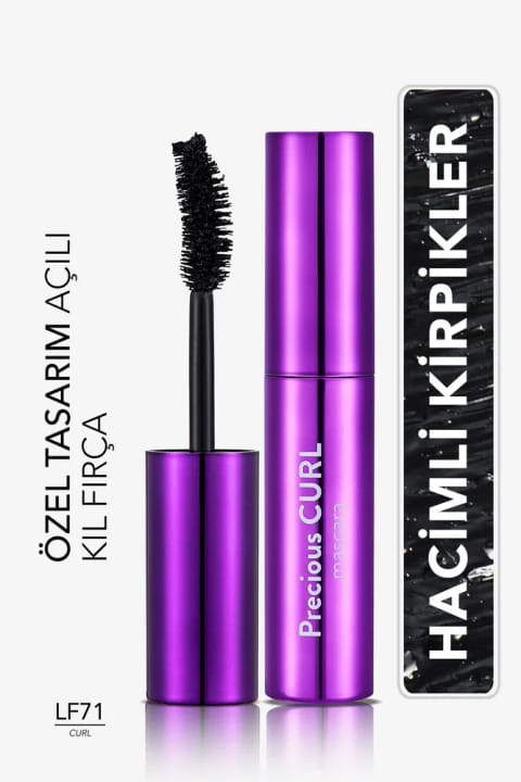 Flormar Precious Curl ماسکارای مشکی حجمدهنده و فردهنده