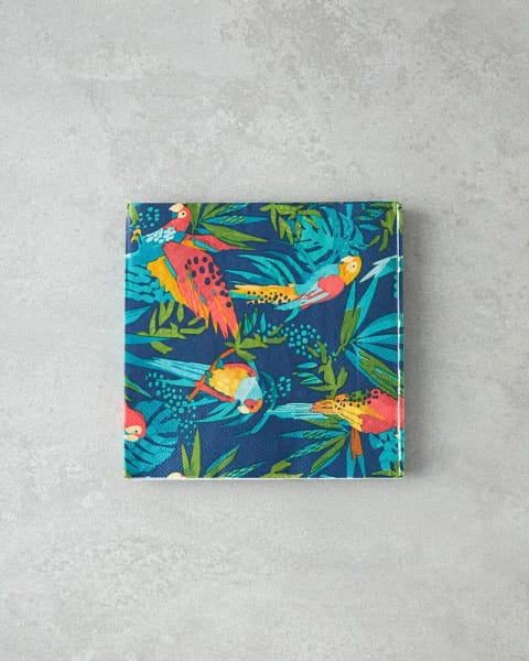 دستمال کاغذی ۲۰ عددی Parrot ۳۳×۳۳ سانتی‌متر مشکی