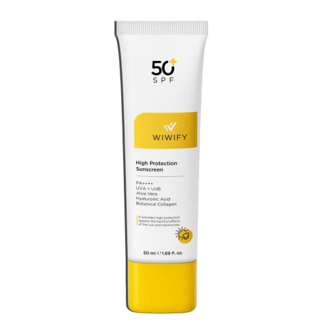 کرم ضدآفتاب حاوی آلوئهورا، ضدلک، یکدستکننده رنگ پوست با محافظت بالا SPF 50+ PA++++ حجم 50 میلیلیتر
