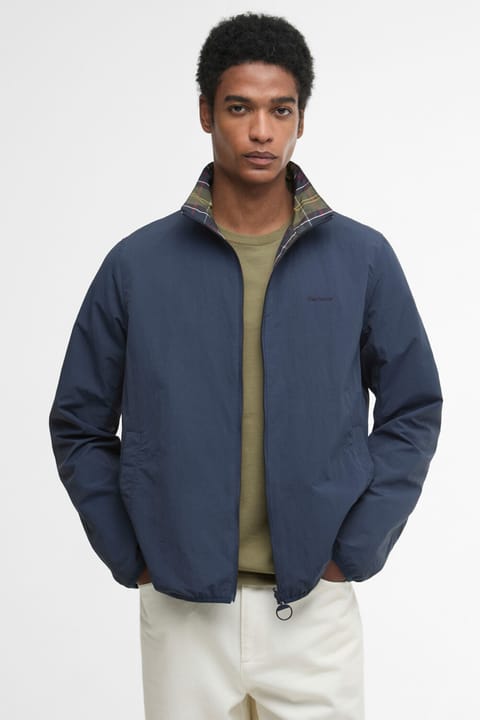 کاپشن برگشت‌پذیر Barbour Korbel ضدآب NY71 سرمه‌ای
