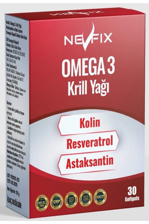 Nevfix روغن کریل 30 عدد سافت ژل