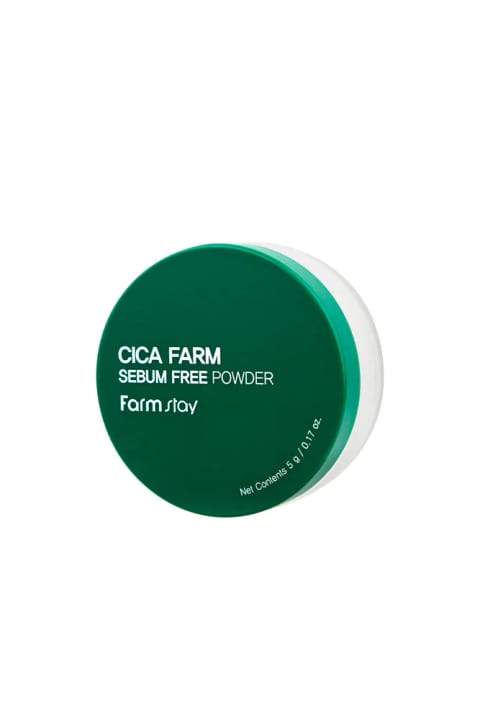 Farmstay CICA FARM SEBUM FREE POWDER 5g - پودر کنترل چربی حاوی عصاره Centella