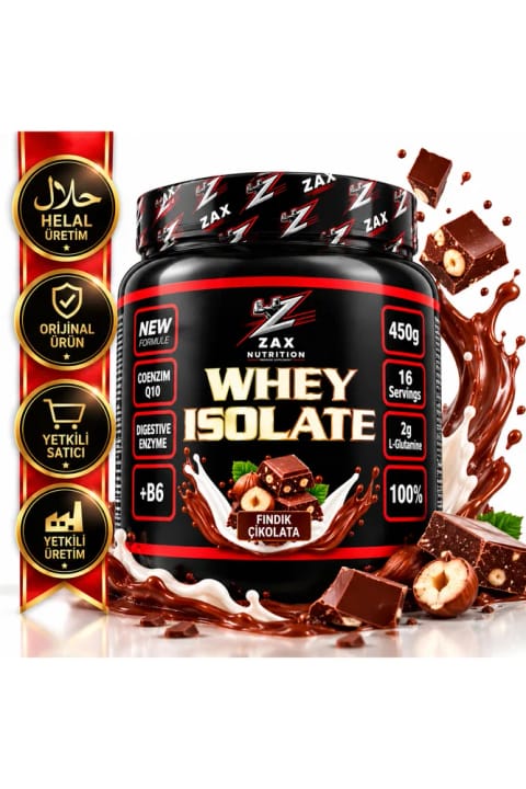 پروتئین وی zax nutrition ۴۵۰ گرم طعم فندق شکلاتی جدید!