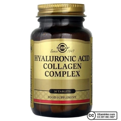 Solgar Hyaluronic Acid & Collagen Complex 30 قرص