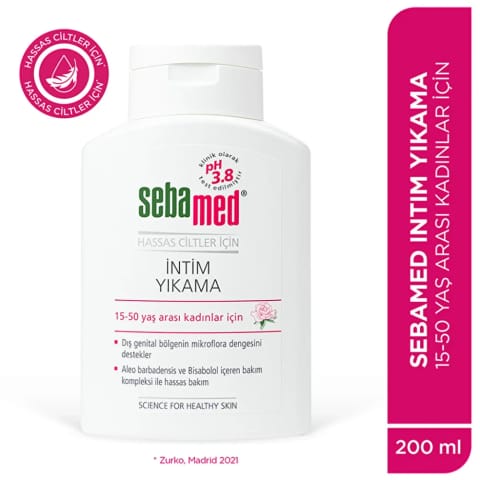 شوینده مایعات بهداشتی زنانه Sebamed 200 میلیلیتر