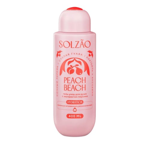Solzao Peach Beach شاور ژل 400 میلیلیتر